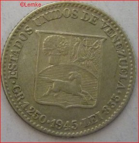 Venezuela Y 20-1945 voor